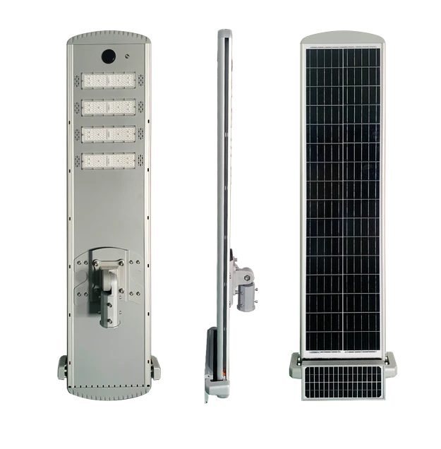 80W integrované solárne pouličné osvetlenie